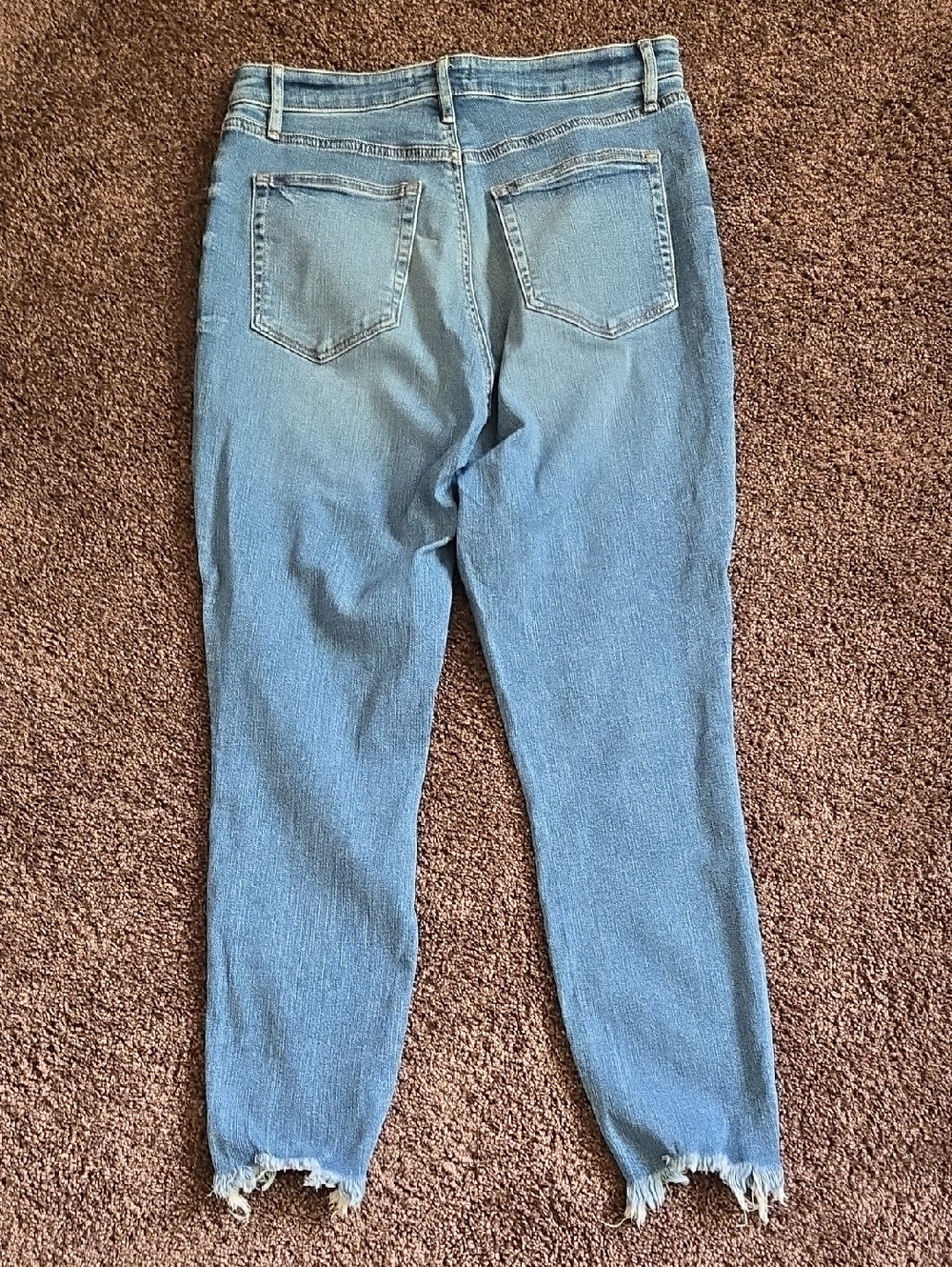Ann Taylor Loft Blue Curvy High Waist Skinny Jeans 30 10 - Picture 2 of 6